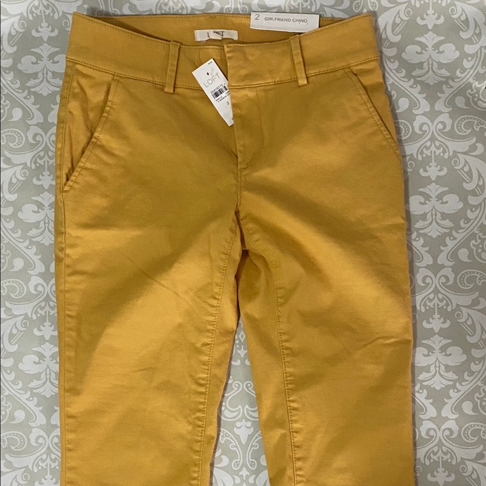 Loft - Eyelet Hem Girlfriend Chinos - Picture 4 of 8